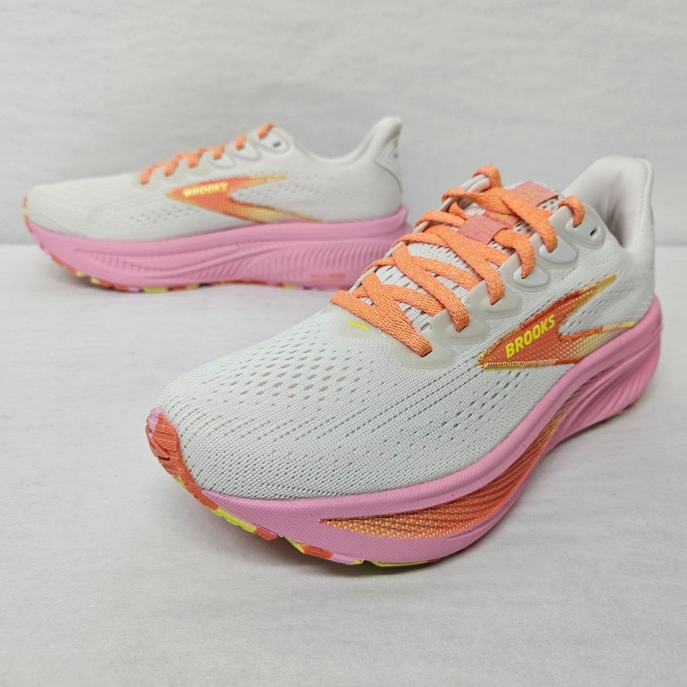 Brooks Ghost 17 Running Shoes 1204311B236 Coconut Candy Limeade Women's Size 8